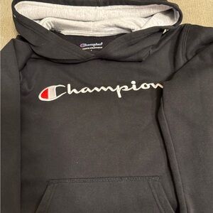 Champion Black and Gray Hoodie